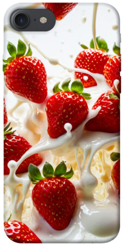 Чехол itsPrint Strawberry and cream для Apple iPhone 7 / 8 (4.7")