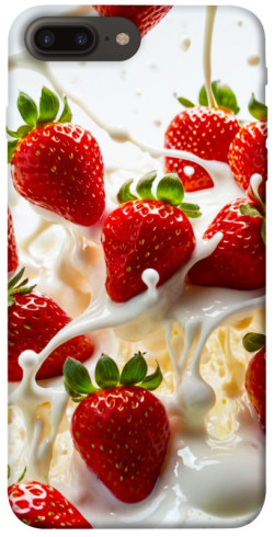 Чехол itsPrint Strawberry and cream для Apple iPhone 7 plus / 8 plus (5.5")