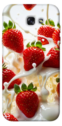 Чехол itsPrint Strawberry and cream для Samsung A720 Galaxy A7 (2017)