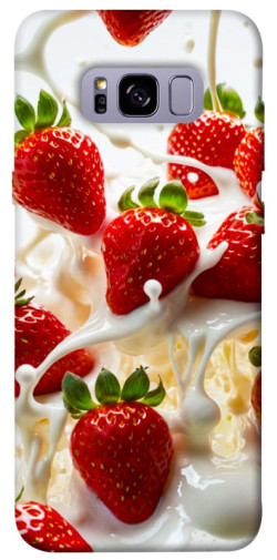 Чехол itsPrint Strawberry and cream для Samsung G955 Galaxy S8 Plus