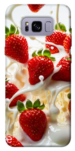 Чехол itsPrint Strawberry and cream для Samsung G955 Galaxy S8 Plus
