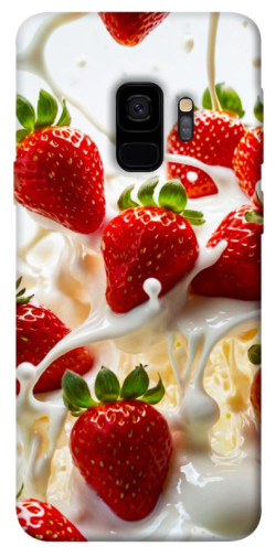 Чехол itsPrint Strawberry and cream для Samsung Galaxy S9