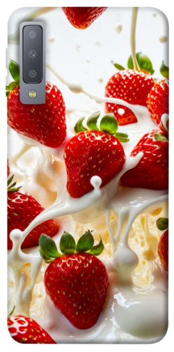 Чохол itsPrint Strawberry and cream для Samsung A750 Galaxy A7 (2018)