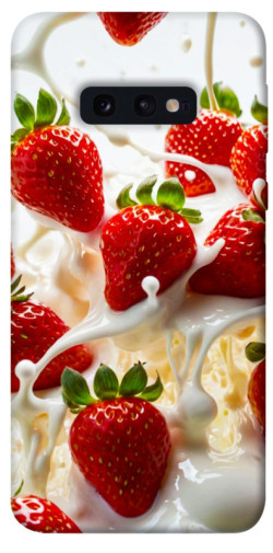Чохол itsPrint Strawberry and cream для Samsung Galaxy S10e