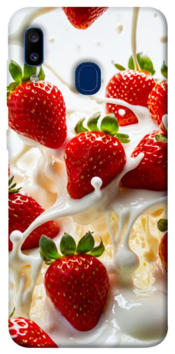 Чехол itsPrint Strawberry and cream для Samsung Galaxy A20 / A30