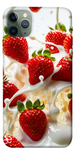Чехол itsPrint Strawberry and cream для Apple iPhone 11 Pro Max (6.5")