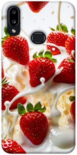 Чехол itsPrint Strawberry and cream для Samsung Galaxy A10s
