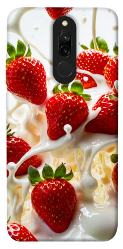 Чехол itsPrint Strawberry and cream для Xiaomi Redmi 8