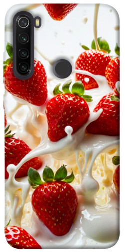 Чехол itsPrint Strawberry and cream для Xiaomi Redmi Note 8T