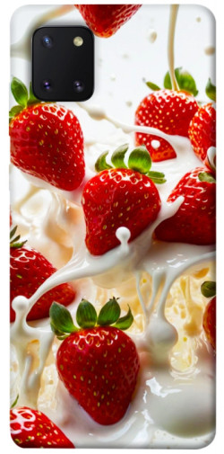 Чехол itsPrint Strawberry and cream для Samsung Galaxy Note 10 Lite (A81)