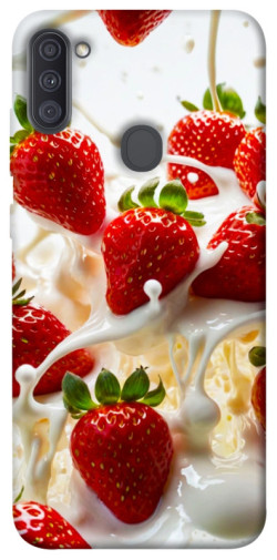 Чехол itsPrint Strawberry and cream для Samsung Galaxy A11