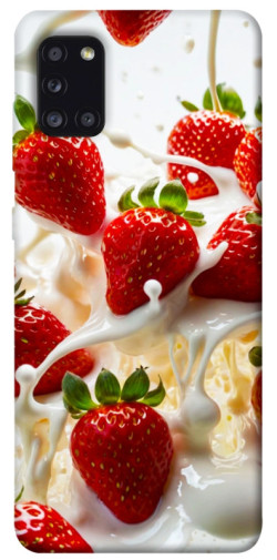 Чохол itsPrint Strawberry and cream для Samsung Galaxy A31