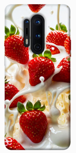 Чехол itsPrint Strawberry and cream для OnePlus 8 Pro