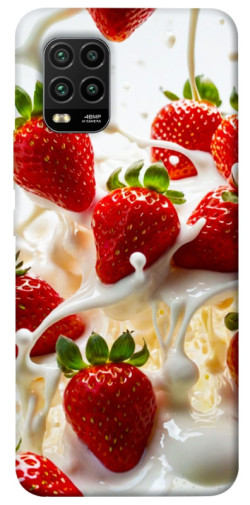 Чехол itsPrint Strawberry and cream для Xiaomi Mi 10 Lite