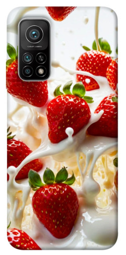Чехол itsPrint Strawberry and cream для Xiaomi Mi 10T
