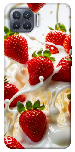 Чехол itsPrint Strawberry and cream для Oppo Reno 4 Lite