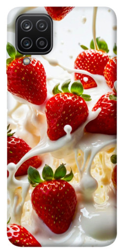 Чехол itsPrint Strawberry and cream для Samsung Galaxy A12