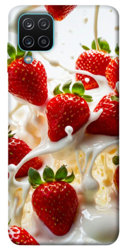 Чехол itsPrint Strawberry and cream для Samsung Galaxy A12