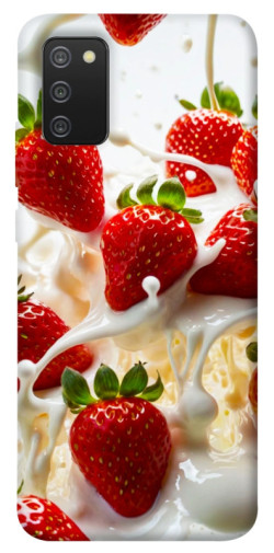 Чохол itsPrint Strawberry and cream для Samsung Galaxy A02s