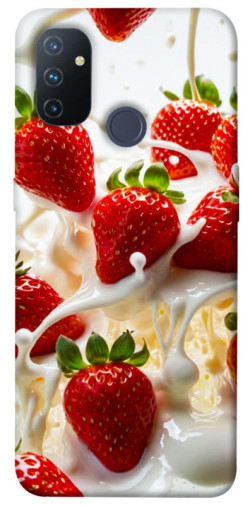 Чехол itsPrint Strawberry and cream для OnePlus Nord N100