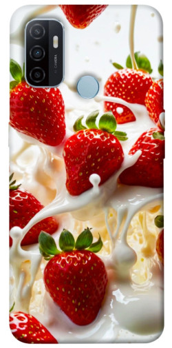 Чехол itsPrint Strawberry and cream для Oppo A53 / A32 / A33
