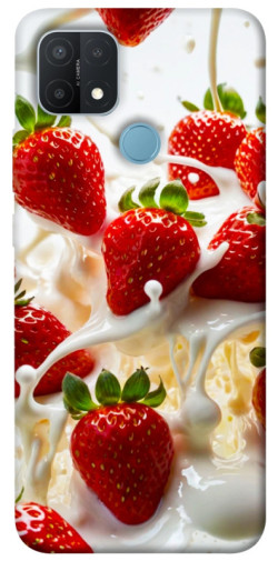 Чехол itsPrint Strawberry and cream для Oppo A15s / A15