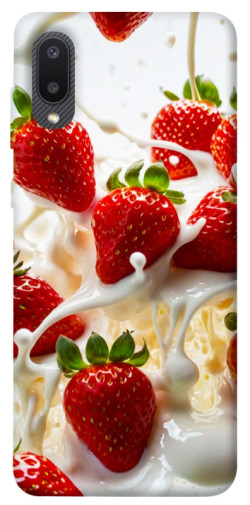 Чехол itsPrint Strawberry and cream для Samsung Galaxy A02