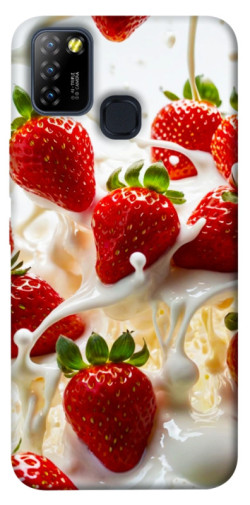 Чехол itsPrint Strawberry and cream для Infinix Hot 10 Lite