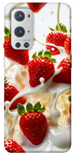 Чехол itsPrint Strawberry and cream для OnePlus 9 Pro