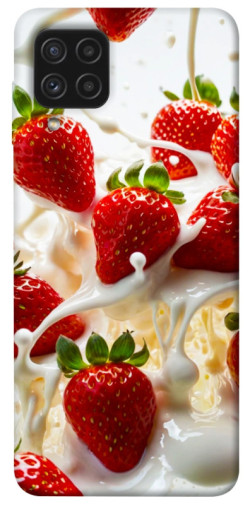 Чехол itsPrint Strawberry and cream для Samsung Galaxy A22 4G