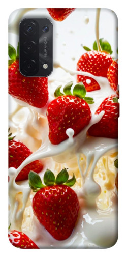 Чехол itsPrint Strawberry and cream для Oppo A54 4G