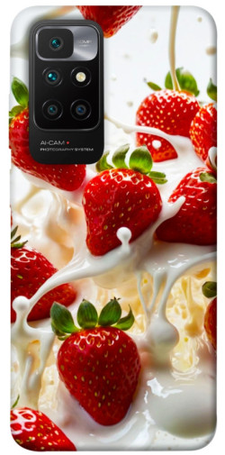 Чохол itsPrint Strawberry and cream для Xiaomi Redmi 10