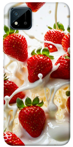Чехол itsPrint Strawberry and cream для Realme C11 (2021)