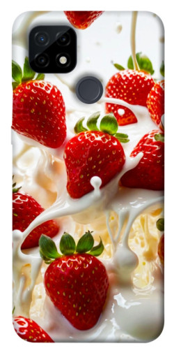 Чехол itsPrint Strawberry and cream для Realme C21
