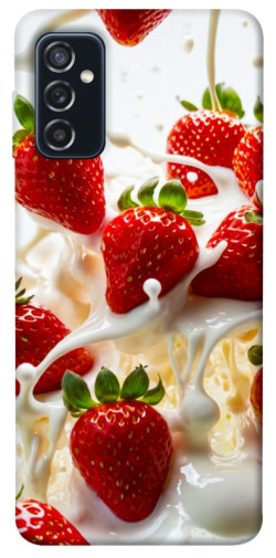Чехол itsPrint Strawberry and cream для Samsung Galaxy M52