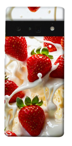Чехол itsPrint Strawberry and cream для Google Pixel 6 Pro