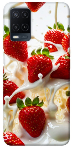 Чехол itsPrint Strawberry and cream для Oppo A16s / A16