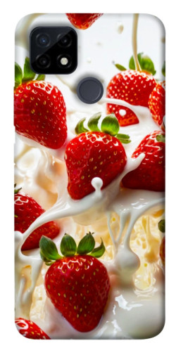 Чехол itsPrint Strawberry and cream для Realme C21Y