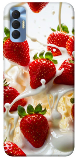 Чехол itsPrint Strawberry and cream для TECNO Spark 8P