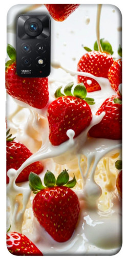 Чехол itsPrint Strawberry and cream для Xiaomi Redmi Note 11 Pro 4G/5G