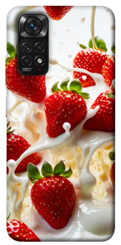 Чохол itsPrint Strawberry and cream для Xiaomi Redmi Note 11 (Global) / Note 11S