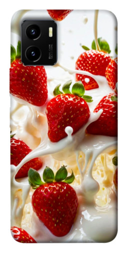 Чехол itsPrint Strawberry and cream для Vivo Y15s