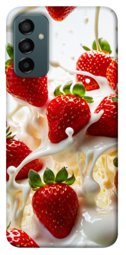 Чехол itsPrint Strawberry and cream для Samsung Galaxy M23 5G