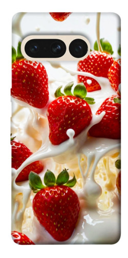 Чехол itsPrint Strawberry and cream для Google Pixel 7 Pro