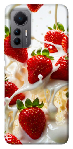 Чехол itsPrint Strawberry and cream для Xiaomi 12 Lite