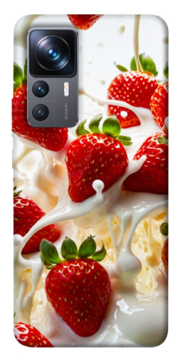 Чехол itsPrint Strawberry and cream для Xiaomi 12T / 12T Pro