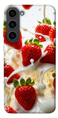 Чехол itsPrint Strawberry and cream для Samsung Galaxy S23