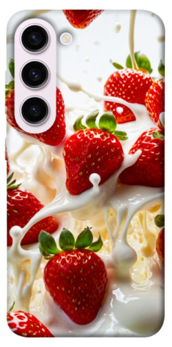 Чехол itsPrint Strawberry and cream для Samsung Galaxy S23+