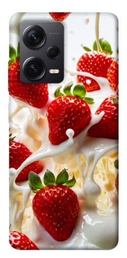 Чехол itsPrint Strawberry and cream для Xiaomi Redmi Note 12 Pro+ 5G