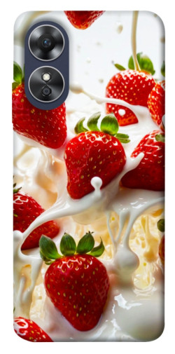 Чехол itsPrint Strawberry and cream для Oppo A17